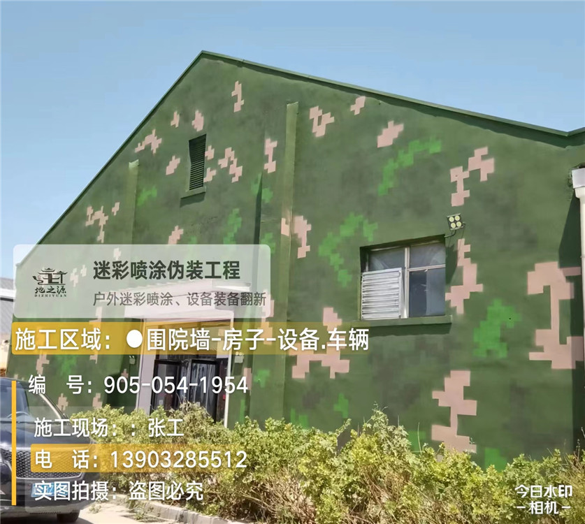 湖州外墙数码迷彩漆施工报价清单（100㎡标准墙面测算）